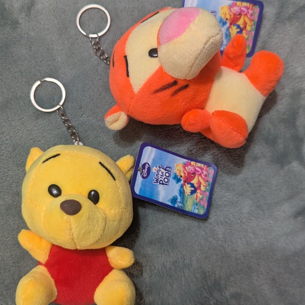 Pooh & Tigger Key Chains Disney